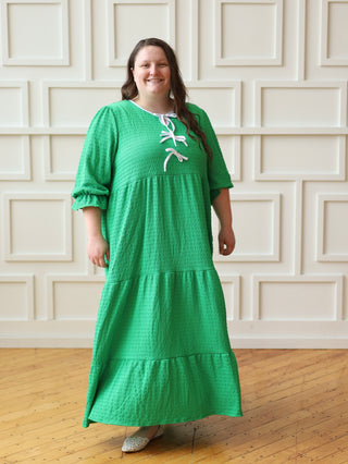 Your Favorite Green Bow Dress