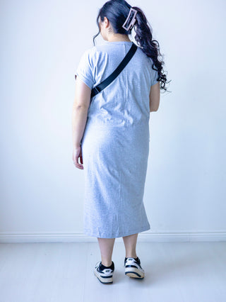 Heather Gray T-Shirt Dress