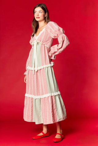 Christmas Eve Red and Green Gingham Dress