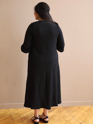 Wild Side Black Leopard Bow Dress