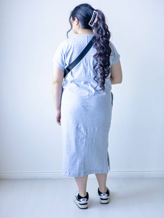 Heather Gray T-Shirt Dress