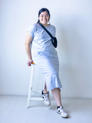 Heather Gray T-Shirt Dress