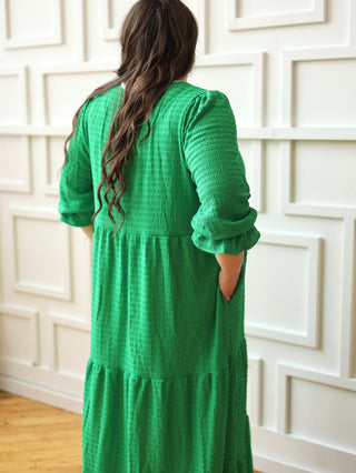 Your Favorite Green Bow Dress