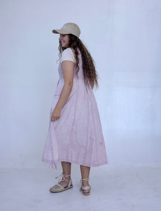 Lilac Everyday Mineral Wash Jumper Dress