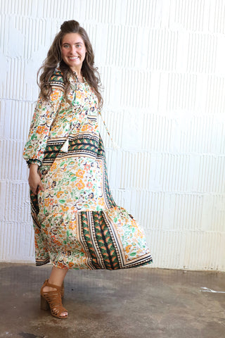 Italian Summer Orange Blossom Maxi