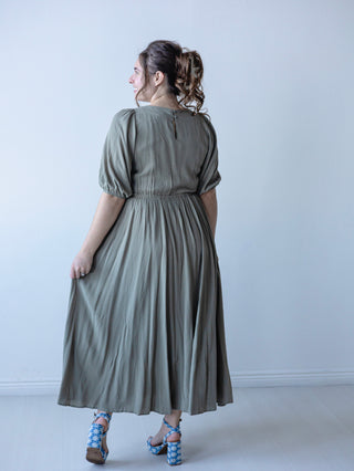 Fern Mixed Lace Maxi Dress