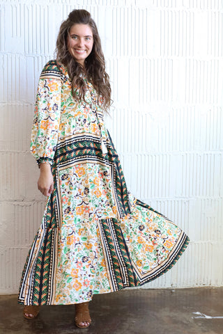 Italian Summer Orange Blossom Maxi