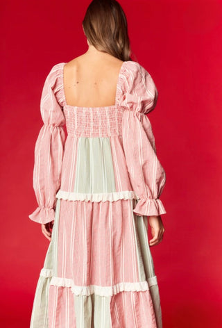 Christmas Eve Red and Green Gingham Dress