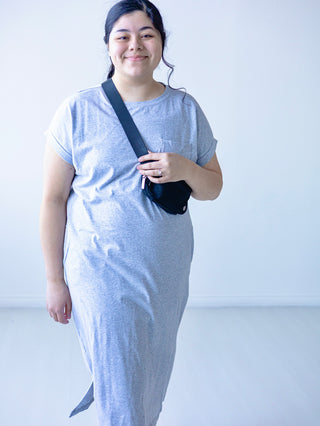 Heather Gray T-Shirt Dress
