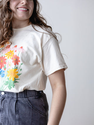 Black Denim Cargo Skirt