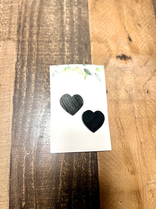 Box of Chocolates Handmade Heart Shaped Wooden Hair Clips